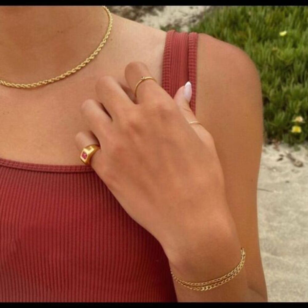 14k Yellow Gold Hollow Rope Chain 2.5mm